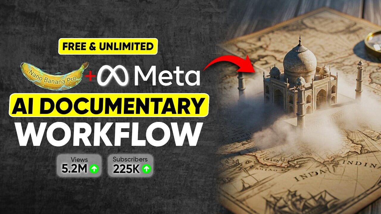 YouTube Nano Banana Flo automated generation thumbnail