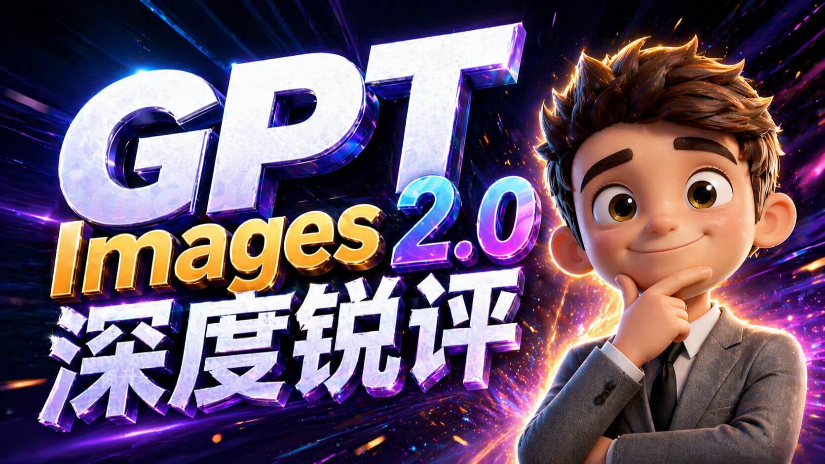 Bilibili GPT Images 2.0 深度锐评视频封面