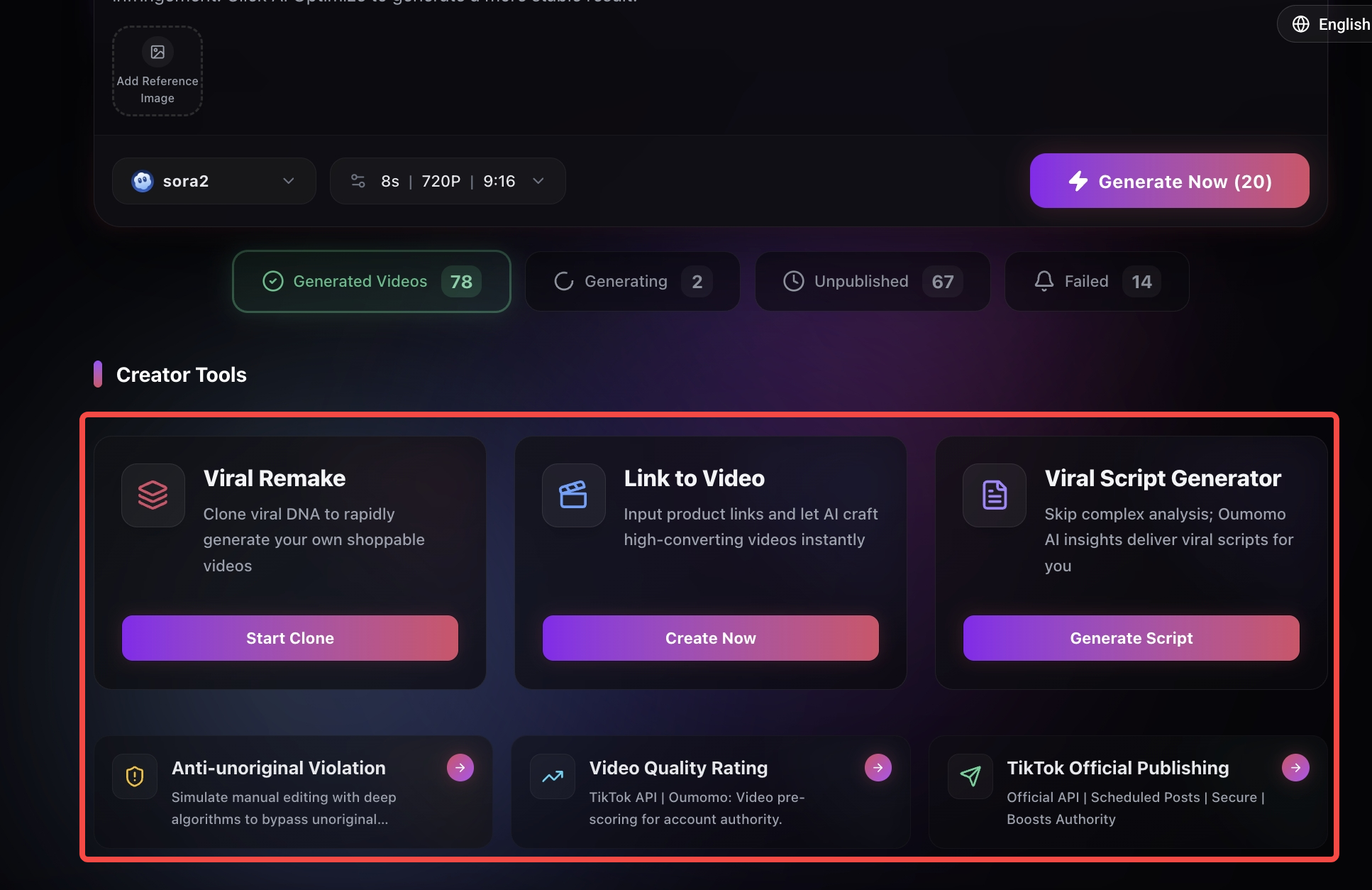 Creator Tools Cards